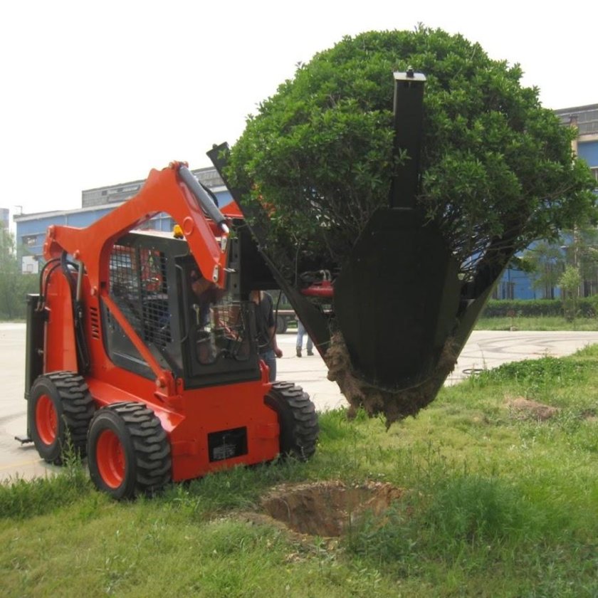Машина для пересадки больших деревьев