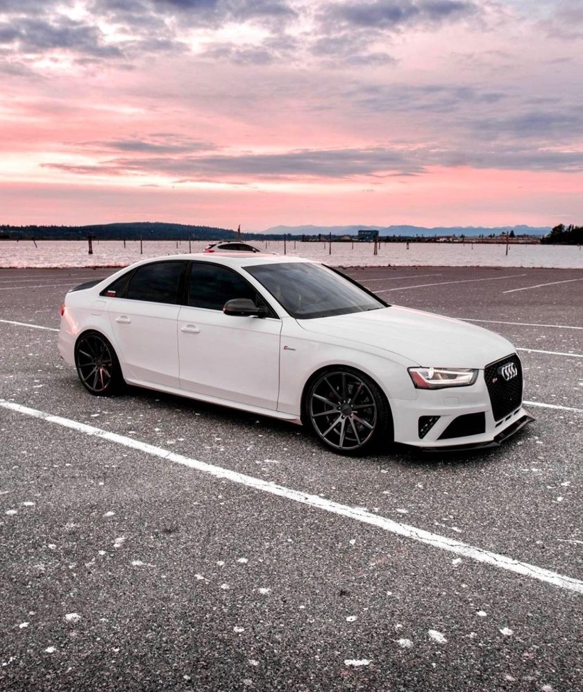 Audi a4 b8 белая