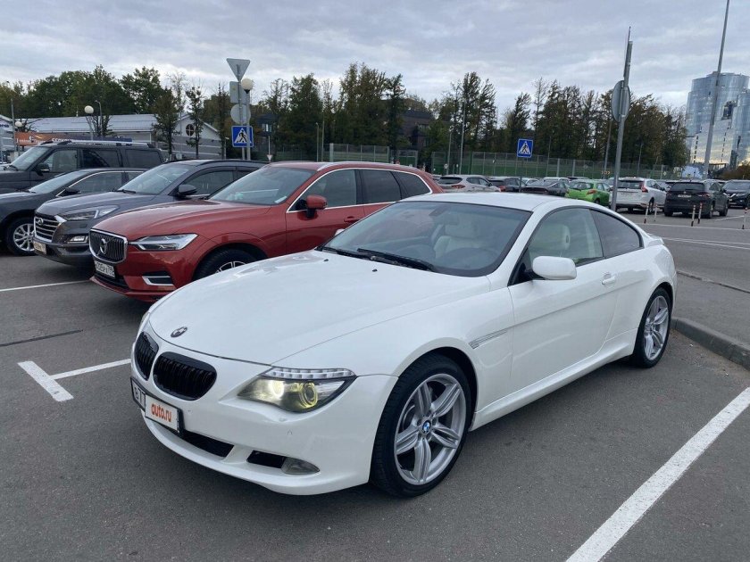 Бмв 650i белая
