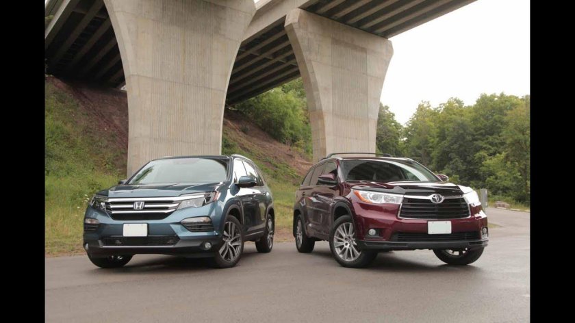 Honda Pilot vs Toyota Highlander