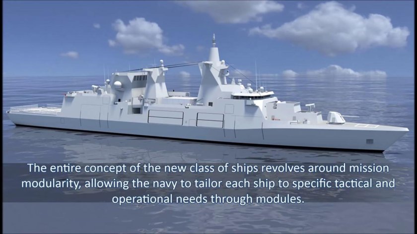 Фрегат типа mks180 Германии