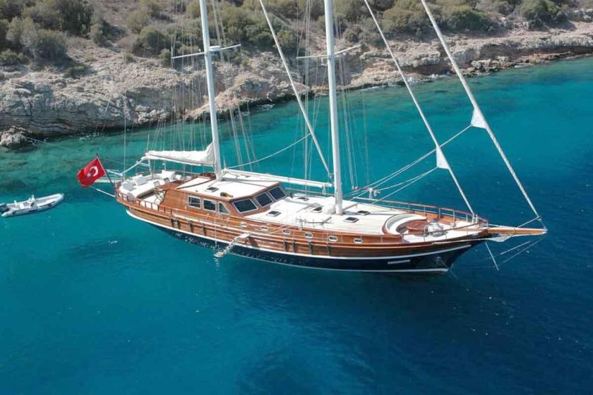 Парусная яхта гулет