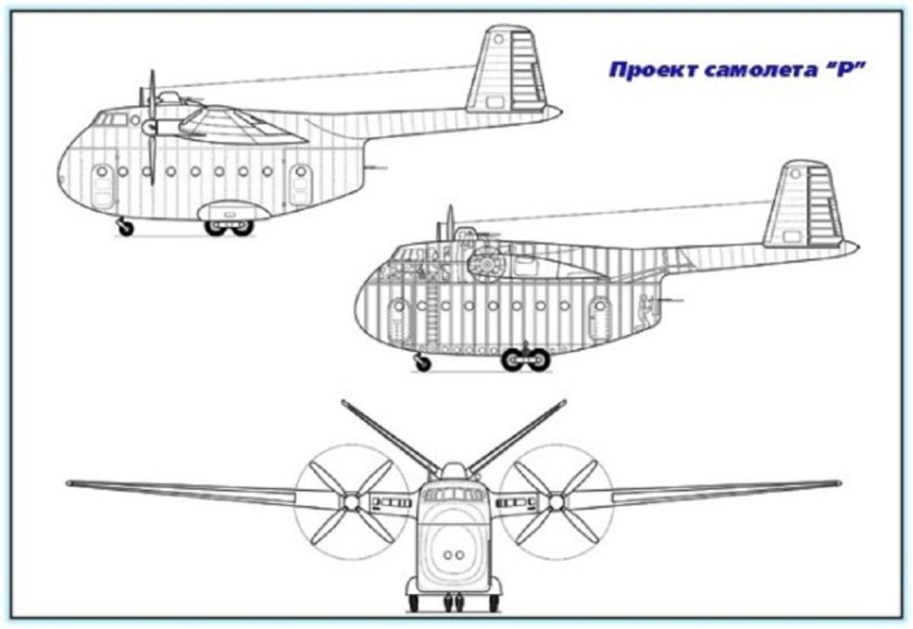 Самолет чертеж