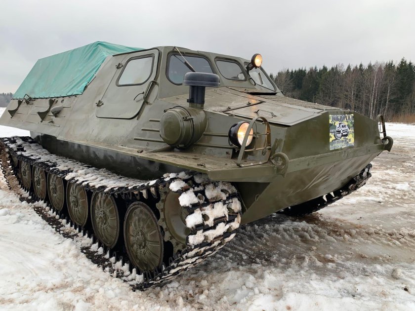 Гусеничный вездеход МТЛБ
