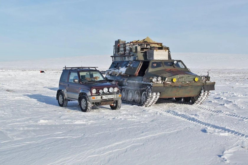 ГТТ вездеход на севере