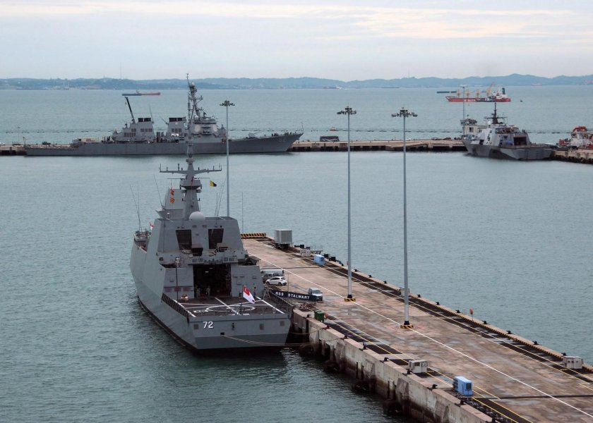 Singapore naval base