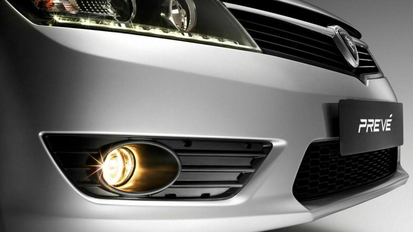 Противотуманные фары на машине