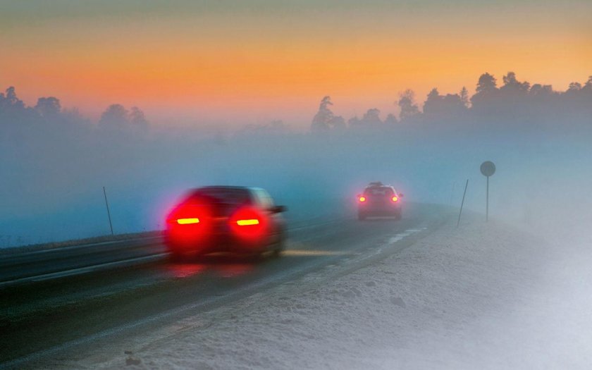 Машина в тумане