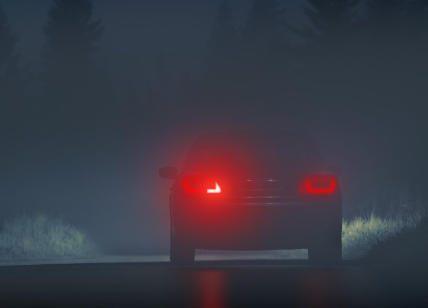 Машина в тумане