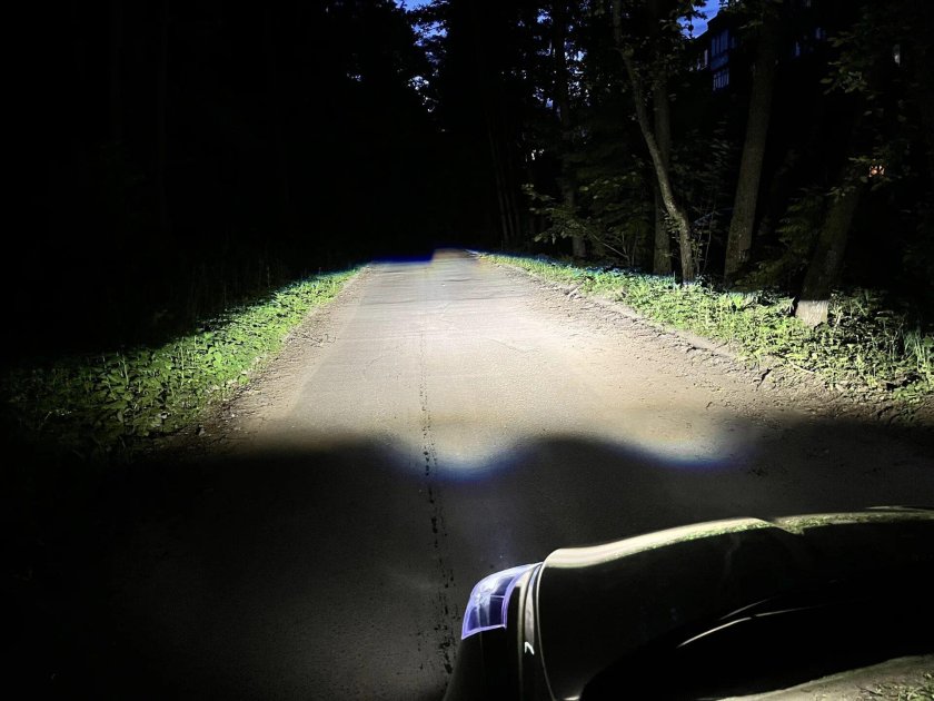 Езда с противотуманками без ближнего света