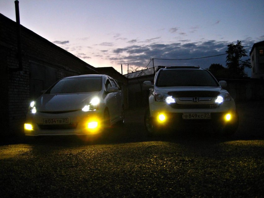 Led туманки Ларгус белый желтый