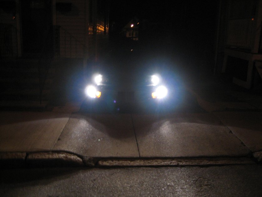 Пучок света от задних противотуманок