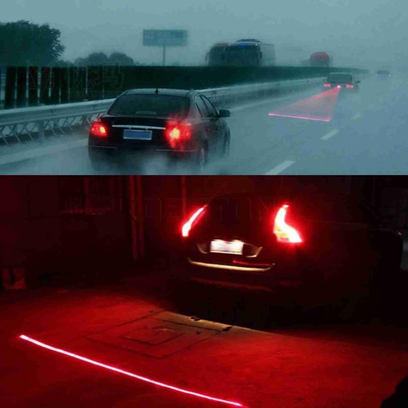 Лазерный противотуманный стоп-сигнал