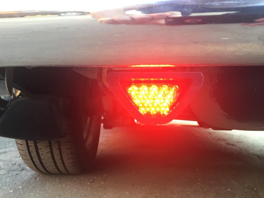 Задние противотуманные фонари