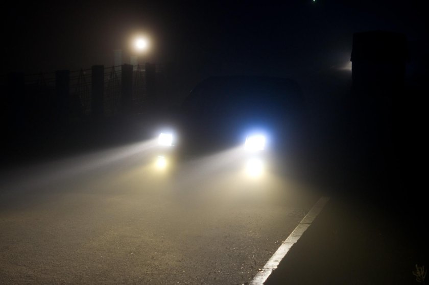 Фары ночью