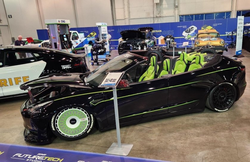 Тесла кабриолет