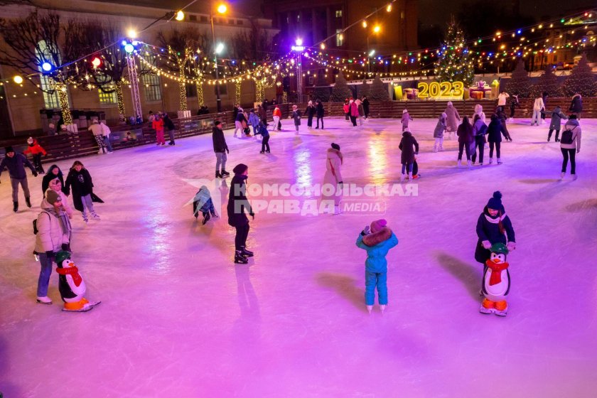 Каток в Солнечном Иркутск