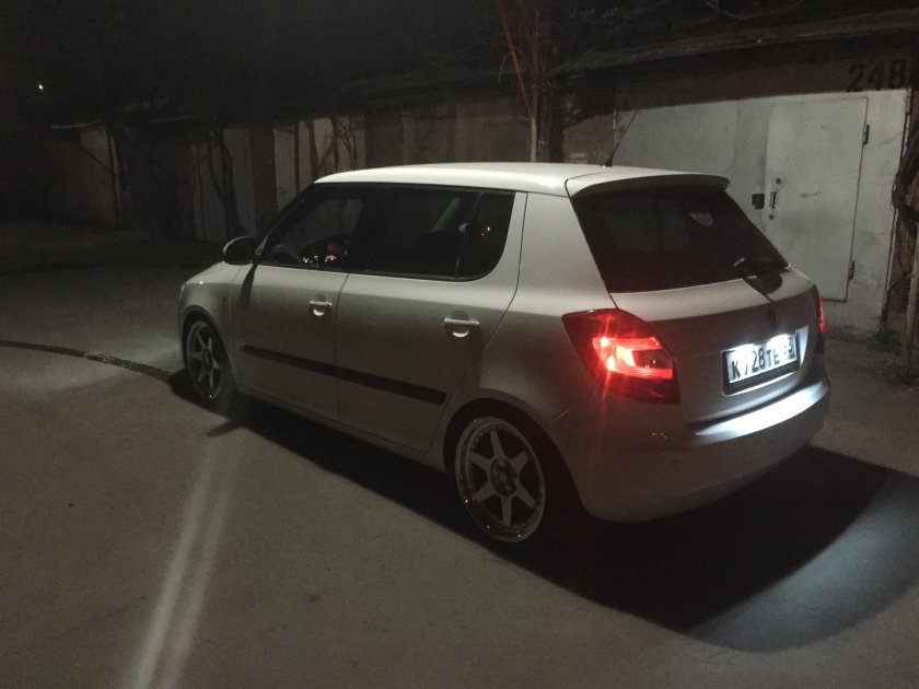 Skoda Fabia 2 бункер