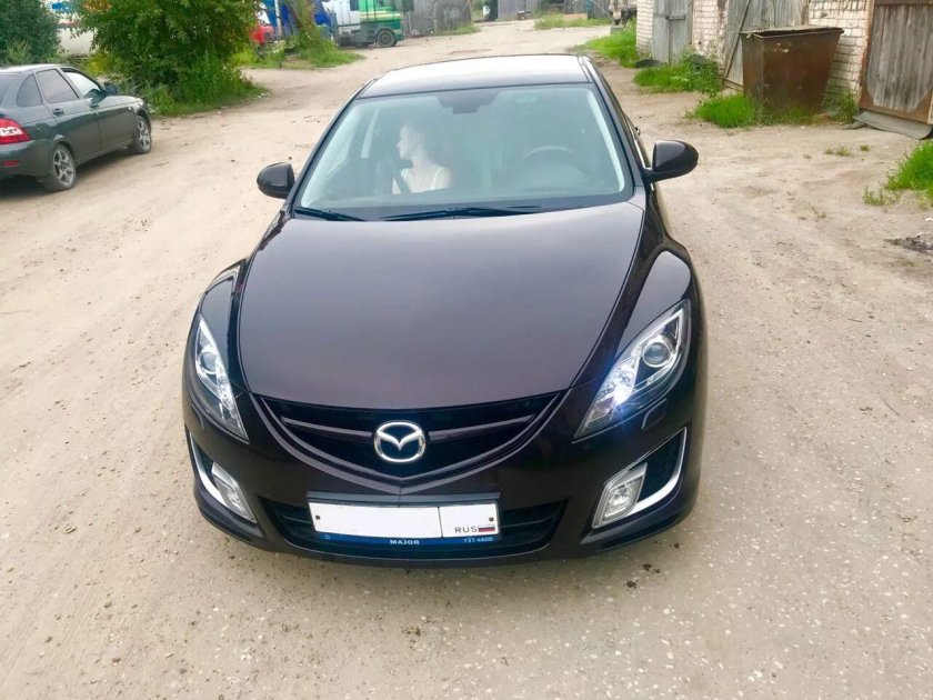 Mazda 6 GH темная вишня