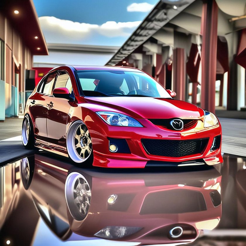 Мазда Вишневая