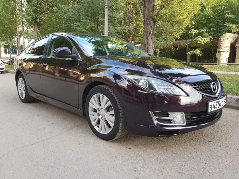 Мазда 6 2008 Вишневая