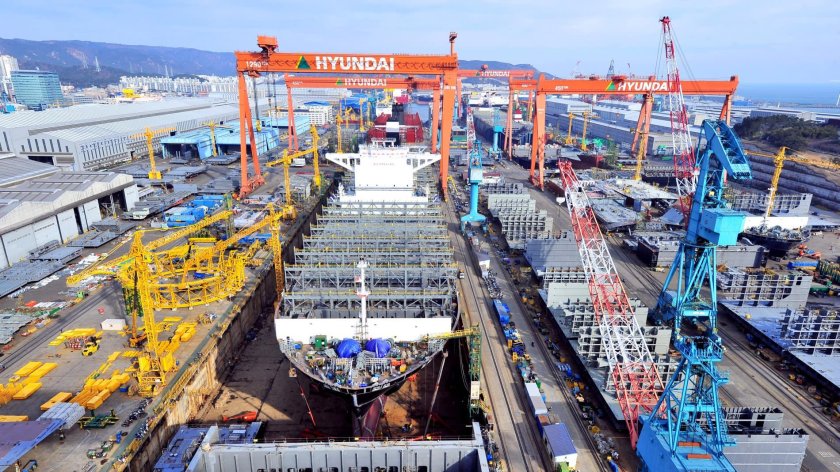 Hyundai Heavy industries судостроение