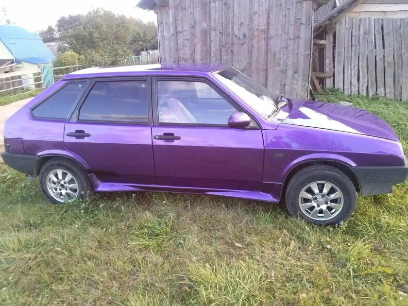 ВАЗ 2109 фиолетовый металлик