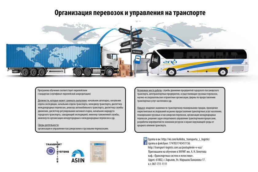 Организация перевозок автомобильным транспортом