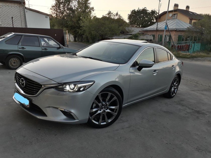 Мазда 6 GJ серебристая