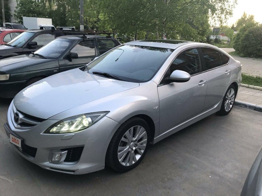 Mazda 6 gh серебристая
