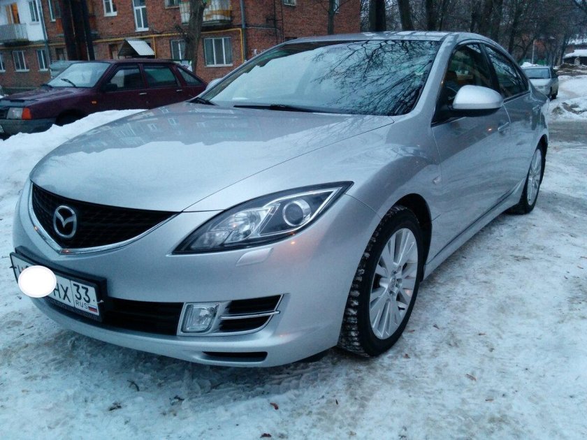 Мазда 6 GH серебристая