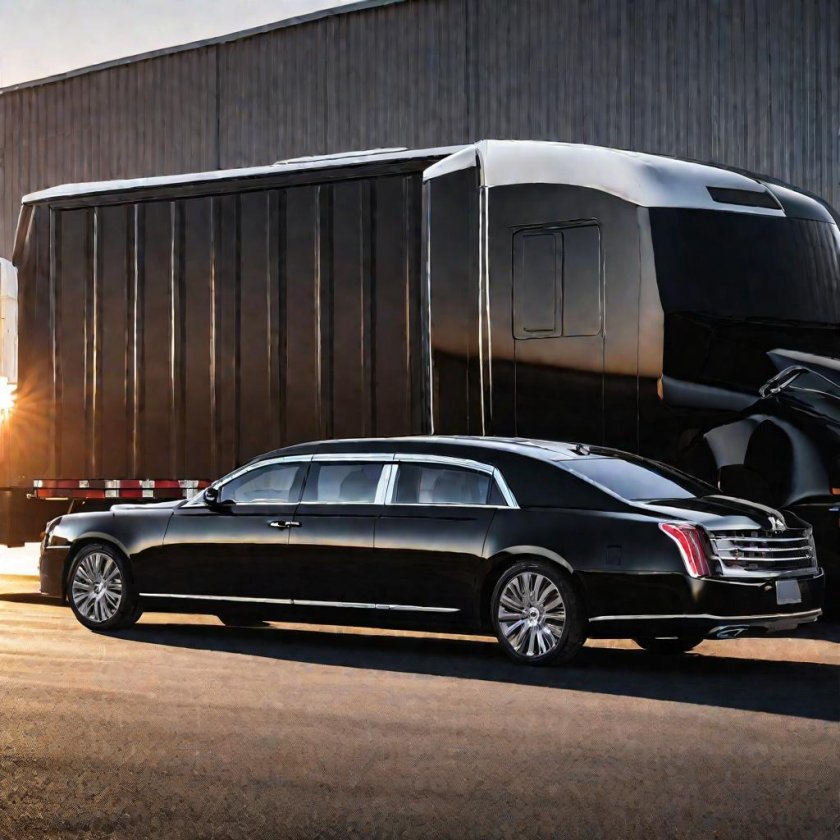 Cadillac limousine