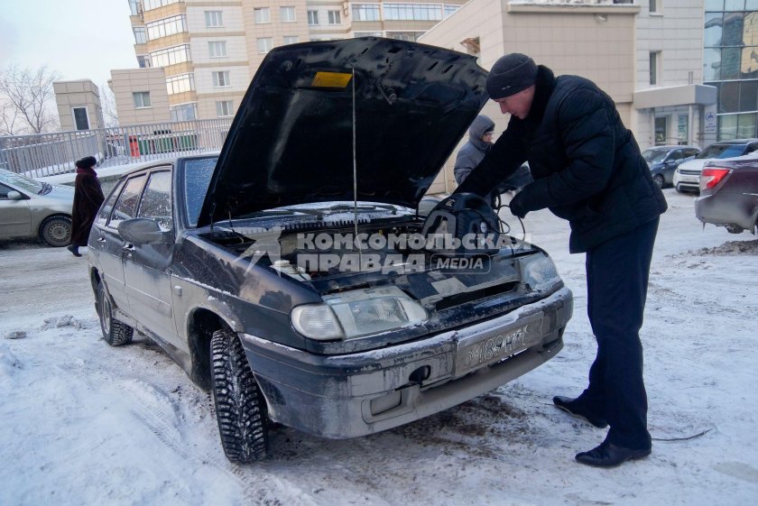 Запуск автомобиля зимой