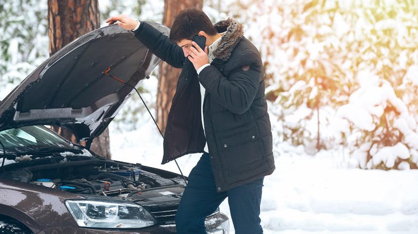 Автомобиль зима