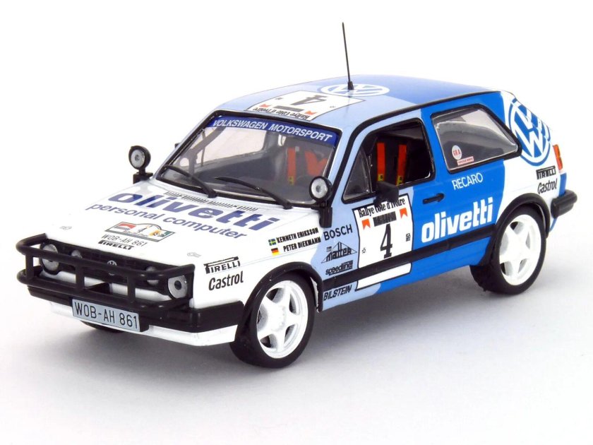 Volkswagen Golf Rally car 1998 Boxed VIP collection 1/24 Bburago