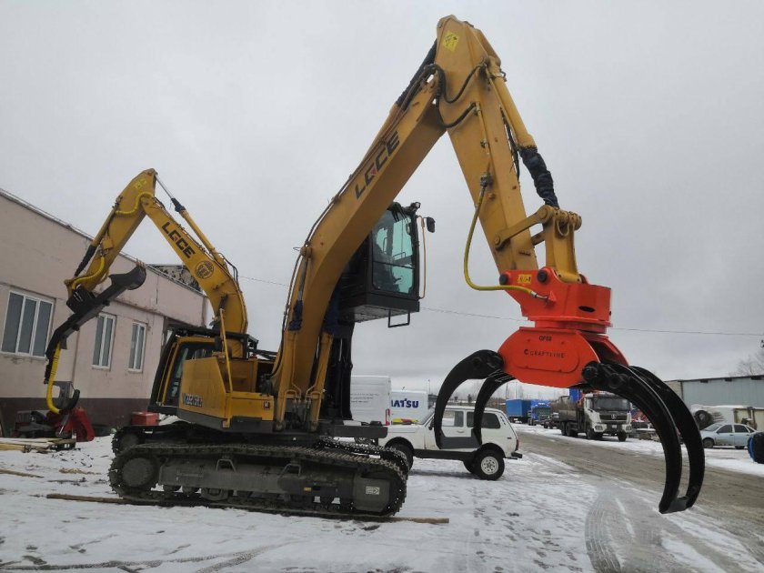 Гусеничные экскаваторы