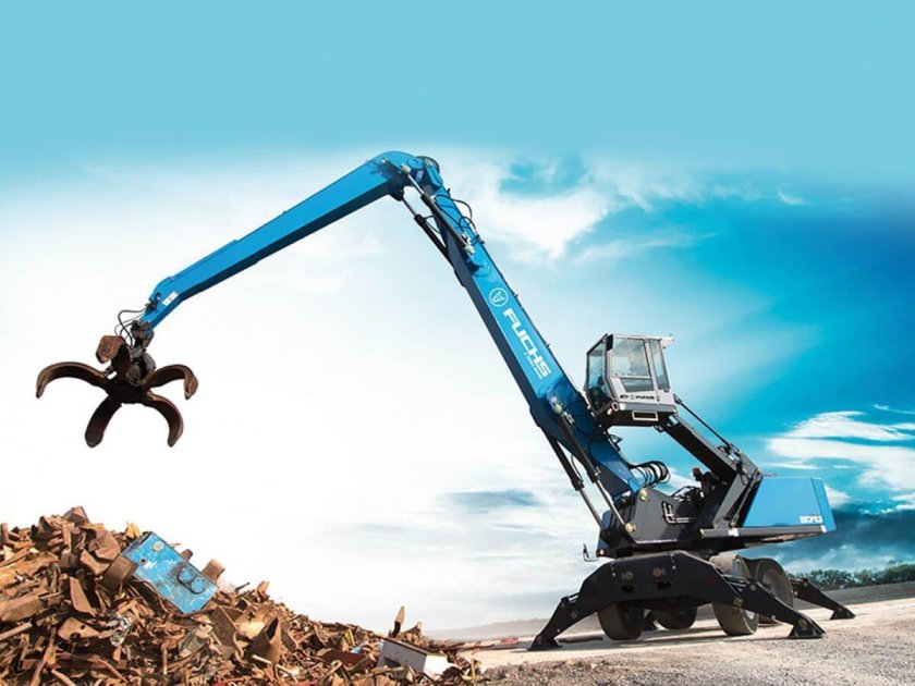 Экскаватор перегружатель Фукс