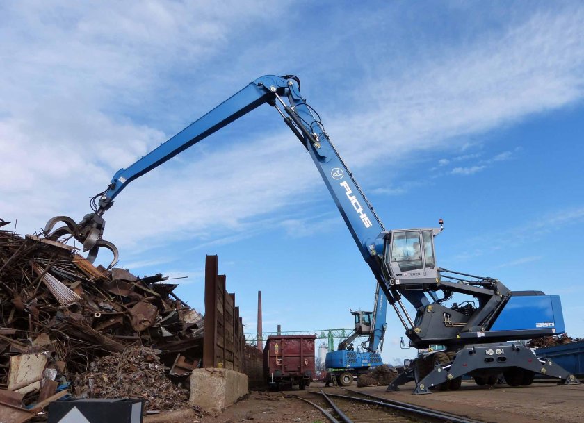 Фукс погрузчик перегружатель