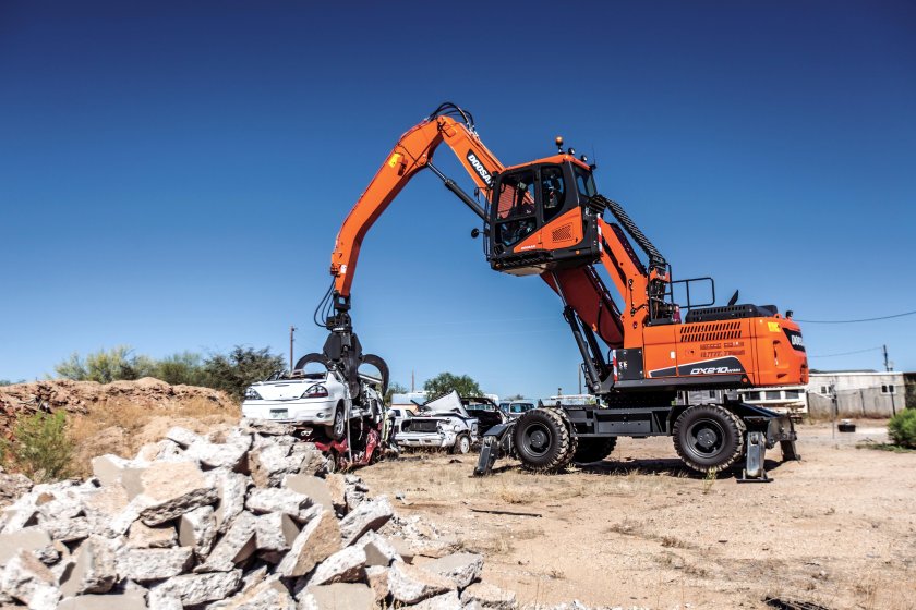 Перегружатель Doosan dx210w