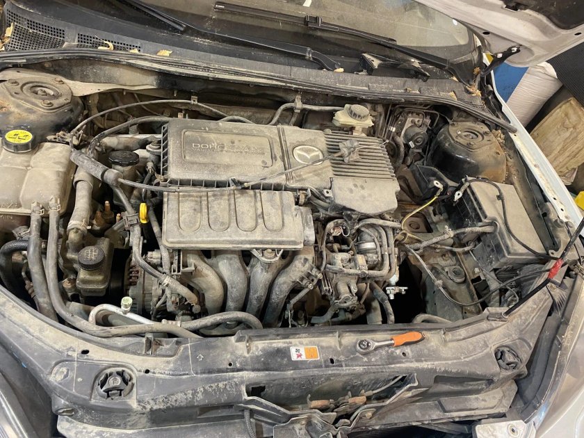 Двигатель Мазда 3 1.6