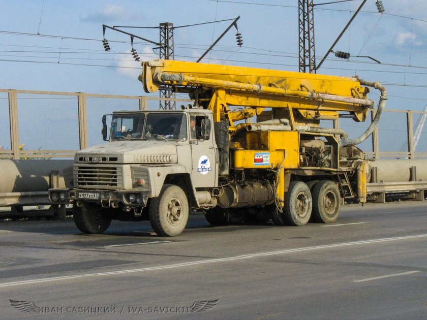 Краз 250 автокран