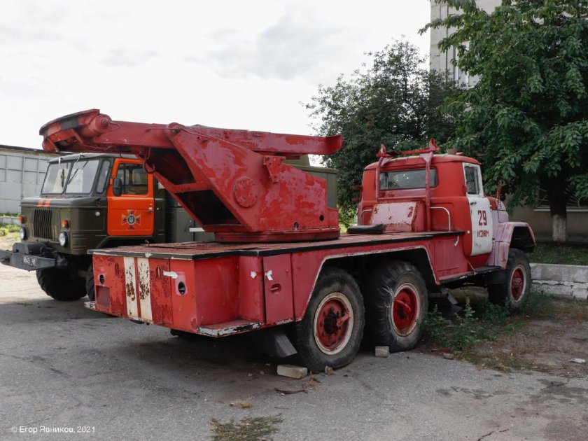 Автолестница пожарная