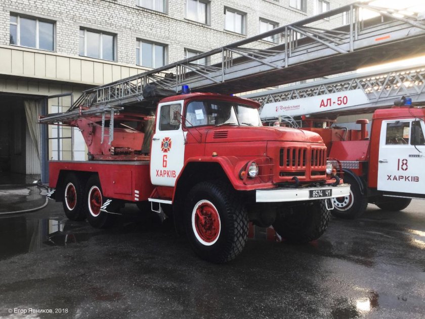 Пожарная машина зил 131