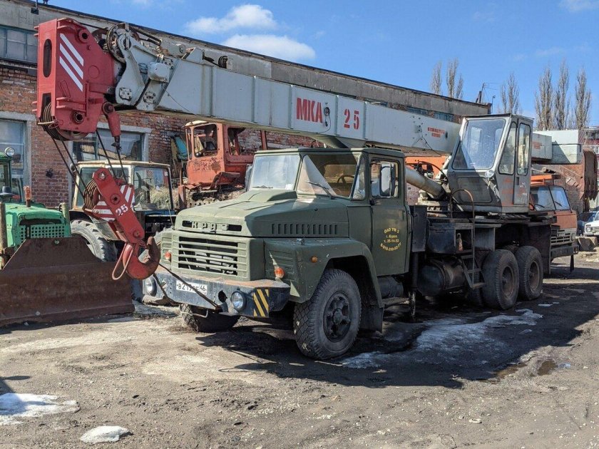 Краз 250 автокран