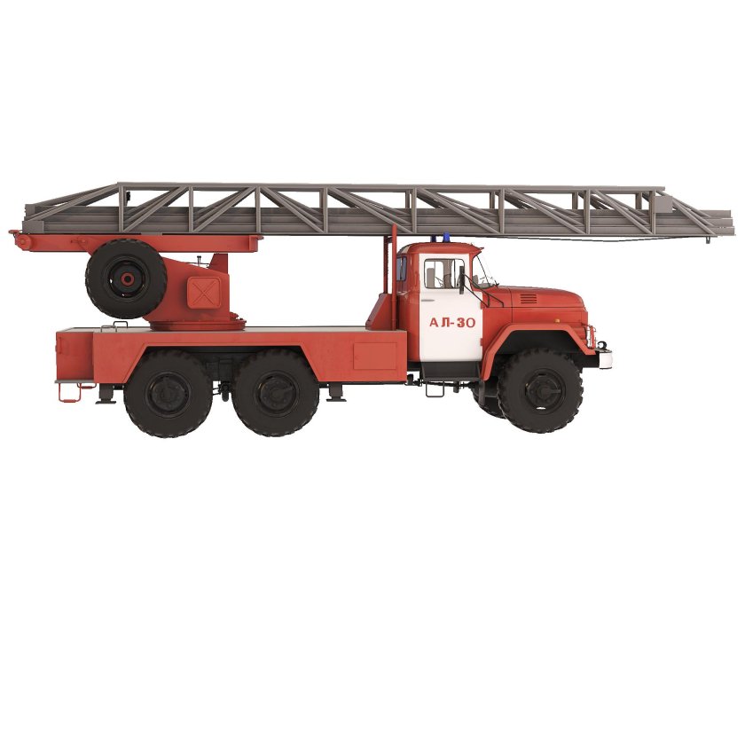 Автолестница пожарная ал-30 (зил-131)