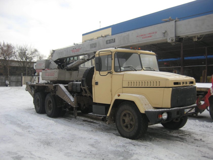 КРАЗ 250 кран