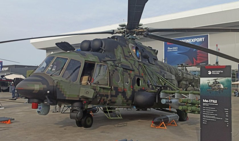 Транспортно-боевой вертолет ми-171ш