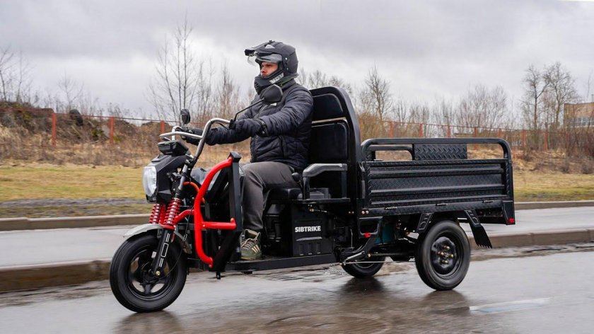 Грузовой электротрицикл rutrike d4 1800 60v1200w
