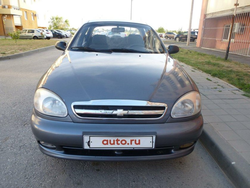 Шевроле ланос серый