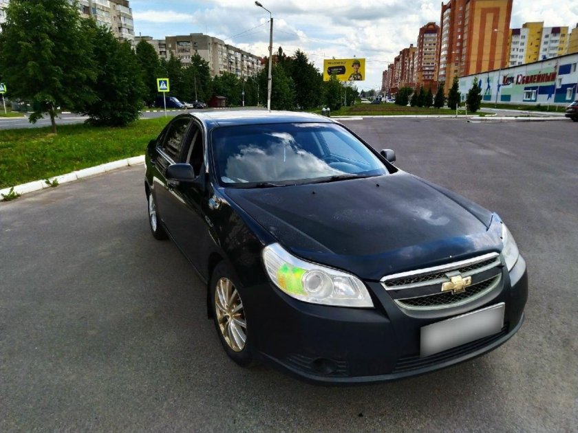 Шевроле Эпика черная